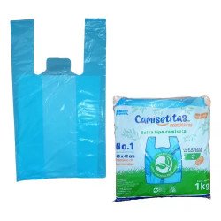 Bosa de Plástico tipo camisa