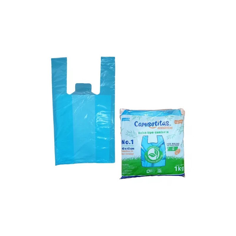 Bosa de Plástico tipo camisa