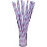 Popotes Biodegradables De Papel De Colores Rayas Fiesta