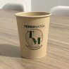Paquete Con 100 Vaso De Bambú 12oz Desechable Biodegradable