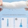 Toallitas Desechables 100% Algodón Para Limpieza Facial Spa Color Blanco Algodón Natural