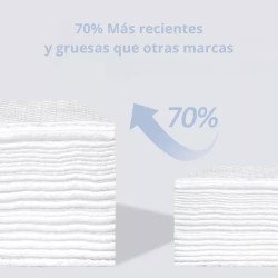 Toallitas Desechables 100% Algodón Para Limpieza Facial Spa Color Blanco Algodón Natural
