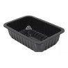 Charola Para Alimentos Desechable Bandeja Sellable 100 Pzas