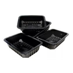 Charola Para Alimentos Desechable Bandeja Sellable 100 Pzas