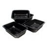 Charola Para Alimentos Desechable Bandeja Sellable 100 Pzas