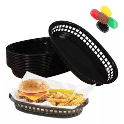 12 Canastillas Plásticas P Comida Rápida Caledonia