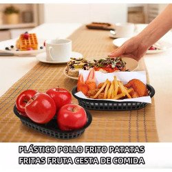 12 Canastillas Plásticas P Comida Rápida Caledonia