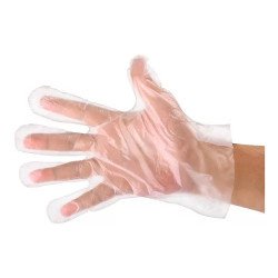 100 Guantes Desechables Degradables De Plástico Flexidur