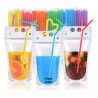 Bolsas Selladas Desechables De Bebidas Y Popotes750ml/1000ml Color 500ml Dingpai Z2