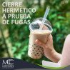 Vaso Frappé Con Tapa Domo, 16oz (480ml) Marca Mcc, 100 Sets