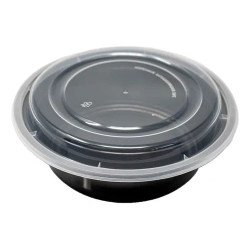 Contenedor Reutilizable P/ Comida Recipiente 48 Oz 25 Pzs