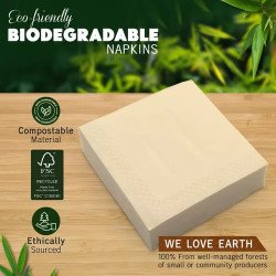Servilletas Desechables Ecologicas Sostenibles Eficaz