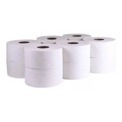 12 Rollos Papel Higiénico Institucional Jr. Hoja Doble Bio
