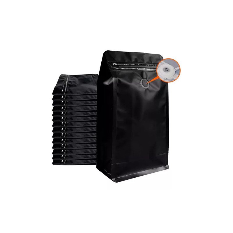 50 Bolsas Para Café Con Valvula Bolsas Stand Up,500g