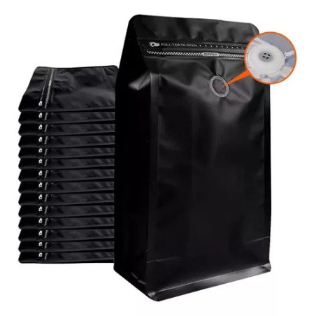 50 Bolsas Para Café Con Valvula Bolsas Stand Up,500g