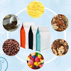 100 Bolsas Para Dulces Bolsas Para Café Con Válvula De 500gr