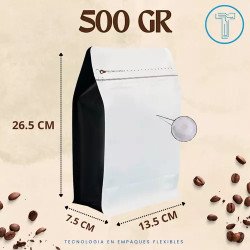100 Bolsas Para Dulces Bolsas Para Café Con Válvula De 500gr