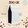 100 Bolsas Para Dulces Bolsas Para Café Con Válvula De 500gr