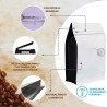 100 Bolsas Para Dulces Bolsas Para Café Con Válvula De 500gr