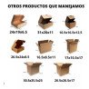 250 Cajas De 26.5x24x8.5 Cm Corrugado Para Envio O Alimentos