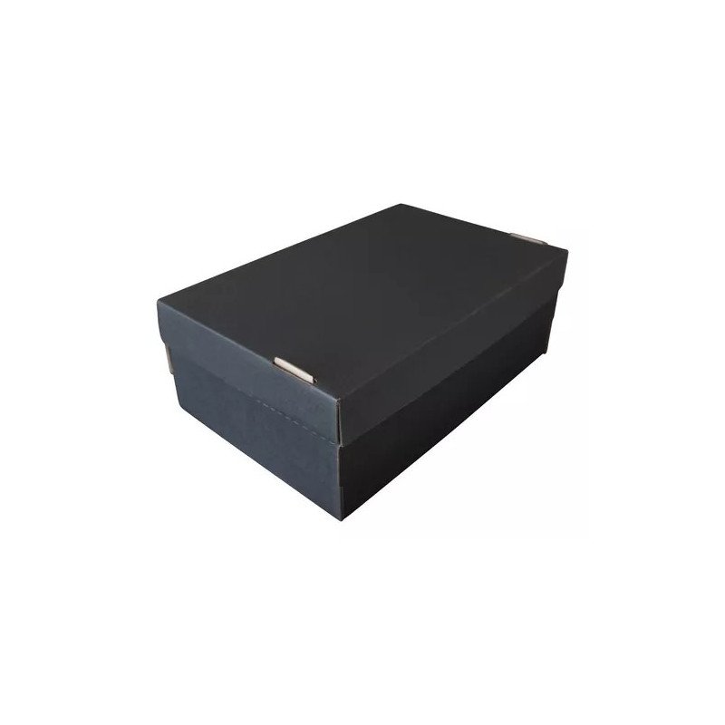 70 Cajas De Cartón Para Zapato De 31x18x11 Cm Color Negro