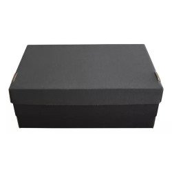 70 Cajas De Cartón Para Zapato De 31x18x11 Cm Color Negro