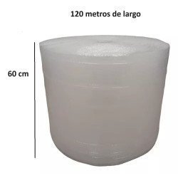 2 Rollo Papel Poliburbuja 3/16 60 Cm X 120 M Empaque