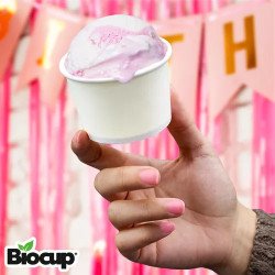 Caja Envase De Papel Biocup 1000 Piezas 4 Oz (sin Tapa)